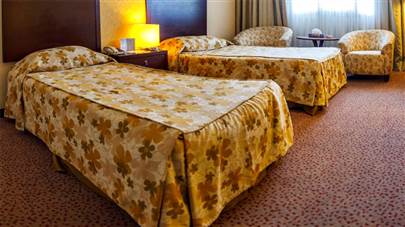 اتاق دو تخته تویین هتل لاله تهران اتاق دو تخته تویین هتل لاله تهران